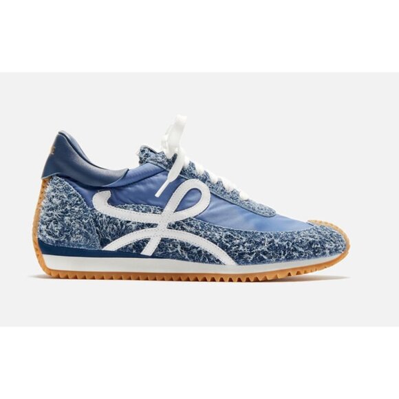 LOEWE Flow Runner Raw Denim Sneakers Size 38 8 NWOB! - Picture 2 of 11